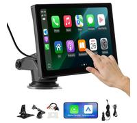VEVOR Autoradio Écran Tactile 229 mm CarPlay Android Auto avec Caméra de Recul