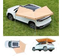 VEVOR Auvent 270 Degrés 3,19x2,10 m Auvent Voiture Latéral Rétractable Abri Autoportant Toutes Saisons Imperméable UV50+ pour Véhicule SUV Fourgonnettes Camionnettes Camping, avec Sac de Rangement