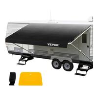VEVOR Auvent pour Caravane 5,24x2,4 m, Bâche de Camping Extérieure Couleur de Charbon Dégradé, Tissu de Remplacement en Vinyle de 425 g pour Auvent de Camping-car, Pare-soleil Imperméable, pour Voyage