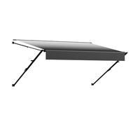 Auvent de Voiture 610cm Réglage Manuel Rétractable et Modulaire Noir Dégradé