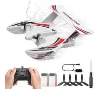 VEVOR Avion RC télécommandé 2,4 GHz à 3 canaux stabilisateur gyroscopique à 6 Axes, Jouet d'avion amphibie Mousse EPP prêts à Voler, Facile à Piloter pour Adultes, Enfants, débutants, garçons, Filles
