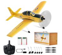 VEVOR Avion RC télécommandé 2,4 GHz à 4 canaux stabilisateur gyroscopique à 6 axes, jouet d'avion formateur mousse EPP prêts à voler, facile à piloter pour adultes, enfants, débutants, garçons, filles