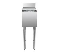 VEVOR Bac à glaçons commercial coffre à glace sous bar 28 L couvercle coulissant
