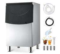 VEVOR Bac à Glaçons en Acier Inoxydable, Bac de Stockage pour Machine à Glaçons Capacité de 113 kg, avec Pieds en Caoutchouc Antidérapants Réglables, pour Restaurant Hôtel Débits de Boissons