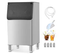 VEVOR Bac de Stockage de Machine à Glaçons avec Grande Capacité de 136 kg, Bac à Glaçons avec Pieds Antidérapants Réglables en Caoutchouc, pour Préparation des Boissons, Restaurant Hôtel Bar