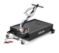 VEVOR Bac de Vidange d'Huile 56,8 L Bac de Récupération d'Huile Usagée sur roulettes Compatible avec Voitures, VUS, Camions, Motos, VTT, avec Pompe Électrique et Tuyau 2,2 m, Résistant à la Corrosion