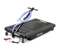 VEVOR Bac de Vidange d'Huile 64 L Bac de Récupération d'Huile Usagée sur Roulettes Compatible avec Voitures, SUV, Camions, Motos, Quads, avec Pompe Électrique et Tuyau 2,2 m, Résistant à la Corrosion