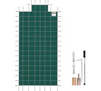 VEVOR Bâche de piscine 6,7 x 12,8 m Bâche d'hivernage en polypropylène Convient pour une piscine de 6,1 x 12,2 m Bâche de piscine couverture d'hivernage abri de piscine