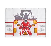 VEVOR Bâche de Tir de Hockey à 7 Trous Cible de Tir pour Gardien de But, Équipement d'Entraînement pour Streethockey Cour Aire de Jeux, Tuteur de Hockey Portable, Résistance Renforcée aux Déchirures
