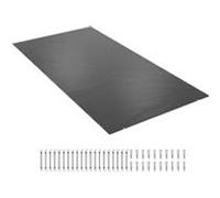 VEVOR Bâche Piscine Hivernage Bulle Piscine Rectangulaire Anthracite PVC 3.5x6m