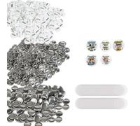 VEVOR Badge Personnalisé Consommables Machine à Badges à Épingles 25 mm 500 Kits Consommables pour Badges à Épingles, Machine NON INCLUSE