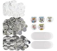 VEVOR Badge personnalisable 58 mm – 500 kits à épingles (fonds métal/plastique, film, papier)