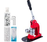 VEVOR Badge Press Machine 44 mm, Button Maker 1000 pièces, Badge Maker avec une taille de base de 16 x 29 cm, Punch Press Machine avec poignée conviviale, pour la fabrication d'insignes, de boutons