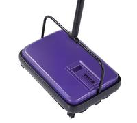 VEVOR Balai Mécanique Largeur de Balayage 170 mm, Balayeuse Manuelle pour Planchers et Tapis avec Bac à Poussière 300 ML Facile à Vider, Nettoyeur de Sols sans Électricité pour Bureau Maison, Violet