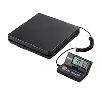 VEVOR Balance Postale Numérique 50 kg Pèse-colis de Précision 2 g avec Minuterie Fonction Tare Maintien Écran LCD Pliable 90° Balance Portable pour Bagage Maison Poste Alimentation CA/CC Certifiée FCC