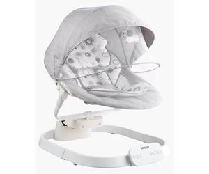 VEVOR Balancelle Transat Bébé 3 Vitesses 3 Positions de Siège Panneau Tactile IMD Télécommande Bluetooth 10 Berceuses Prédéfinies, Charge 9 kg, Balançoire Portable pour Bébé 0-9 Mois, Garçons, Filles