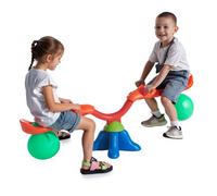 VEVOR Balançoire à Bascule, Capacité de Charge 24,9 kg par Siège, avec Poignées Confortables, Base Épaisse, Équipement de Jeu Extérieur Rebondissant, Rotation à 360°, pour 2 Enfants de 3 Ans et Plus