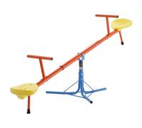 VEVOR Balançoire à Bascule, Capacité de Charge 45,4 kg par Siège, avec Poignées Confortables, Pieds de Support 3 Broches, Équipement de Jeu Extérieur, Rotation à 360°, pour 2 Enfants de 3 Ans et Plus