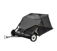 VEVOR Balayeuse à gazon tractée ramasseur de feuilles réglable 106,6 cm 400 L