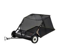 VEVOR Balayeuse à gazon tractée ramasseur de feuilles réglable 106,6 cm 400 L