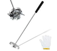 VEVOR Balayeuse Magnétique Portative Force de 15,9 kg Balai Magnétique Télescopique 210-845 mm Outil de Ramassage Magnétique Télescopique Antirouille pour Objets Métalliques Ferrailles Atelier Garage