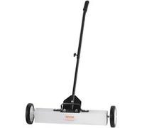 VEVOR Balayeuse Magnétique 22,6 kg Balai Magnétique à Manche Télescopique 77-113 cm Outil de Ramassage à Aimant 745 mm avec Roues Collecteur Pièces Métalliques pour Nettoyage Atelier Garage Chantier
