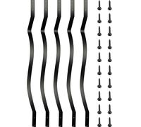 VEVOR Balustres de terrasse en métal, 82 x 2,5 cm, balustre d'escalier en fer lot de 51, avec vis, pour terrasse en bois et composite, balustre garde corps élégant pour escalier extérieur, porche