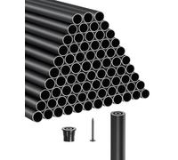 VEVOR Balustres d'Escalier en Métal Lot de 101 Tige Aluminium 813 mm Vis Embouts