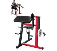 VEVOR Banc à Biceps Triceps 2-en-1, Pupitre à Biceps pour Entraînement avec Haltères et Barre d’Haltères, Banc de Musculation pour Extension de Triceps Assise, Équipement pour Salle de Sport Gym