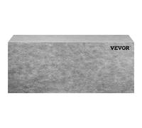 VEVOR Banc de Douche Prêt à Carreler 120x40x50 cm Siège d'Angle Étanche Composite EPS Repose-Pied Préfabriqué Douche Italienne en Rectangle Charge 200 kg Étagère de Rangement pour Salle de Bain Hammam