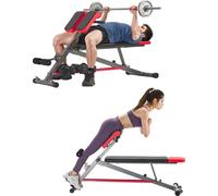 VEVOR Banc de musculation multifonctionnel pour l'entraînement de tout le corps, banc d'étirement, chaise romaine, équipement d'étirement réglable, appareil d'entraînement pour la salle de sport