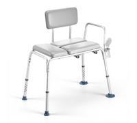 VEVOR Banc de Transfert Baignoire, Capacité de Charge 227 kg, Siège de Baignoire avec Accoudoir et Dossier, Chaise de Douche pour Adultes, Seniors et Personnes à Mobilité Réduite, Hauteur Réglable