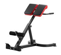 VEVOR Banc Lombaire Réglable, Banc d'Hyperextension Capacité de 136 kg, Chaise Romaine Multifonction, Équipement d'Exercice pour Fessiers, Ischio-jambiers, Bas du Dos et Abdomen, Fitness Gym Domicile