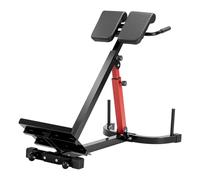 VEVOR Banc Lombaire Réglable, Banc d'Hyperextension Capacité de 158 kg, Chaise Romaine Multifonction, Équipement d'Exercice pour Fessiers, Ischio-jambiers, Bas du Dos et Abdomen, Fitness Gym Domicile