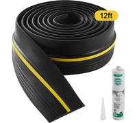 VEVOR Joint de seuil d'étanchéité universel pour bas porte de garage 3,6 m noir