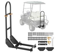 VEVOR Barre d'Appui pour Voiturette de Golf de 45 x 23,5 x 90,5 cm, Barre de Maintien Arrière Compatible avec la Plupart des Golfettes, Aucune Modification Nécessaire, en Acier au Carbone, Noir