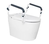 VEVOR Barre d'Appui pour WC Largeur Réglable 410-510 mm Cadre Toilette Sécurisé en Acier Charge 136 kg Installation Facile pour Sécurité des Handicapés Femmes Enceintes Personnes Âgées Salle de Bain