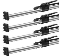 VEVOR Barre de charge Barre d'appui, Réglable de 2260 à 2642 mm, Barre de stabilisation cargo en acier avec capacité de 140 kg, Barre de charge de plateau de camion pour remorque, semi-remorque (4 piè