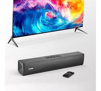 VEVOR Barre de Son pour Smart TV 2.0 Canaux, Compacte 45 cm, Enceinte TV Home Cinéma Projecteur, Connexion Bluetooth AUX, avec Télécommande, Système de Son Surround Stéréo 80 W pour PC, Téléviseur