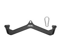 VEVOR Barre de Tirage Musculation en V 58 cm, Accessoires pour Machine à Poulie en Acier Massif et Caoutchouc, Poignée de Tirage pour Entraînement de Force du Dos et Triceps, pour Gym Domicile