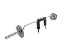 VEVOR Barre d'Haltères Longueur 218 cm Ø 28 mm Barre de Musculation Capacité 315 kg avec 2 Poignées Rembourrage en Mousse sur Épaules pour Entraînement de Squat Flexion sur Jambes Fitness Gym Domicile