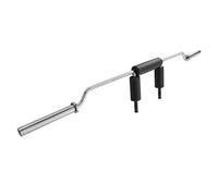 VEVOR Barre d'Haltères Longueur 218 cm Ø 28 mm Barre de Musculation Capacité 315 kg avec 2 Poignées Rembourrage en Mousse sur Épaules pour Entraînement de Squat Flexion sur Jambes Fitness Gym Domicile