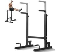 VEVOR Barre Dips, Capacité de 227 kg, Station de Dips Très Résistante avec Hauteur Réglable, Station de Barre d'Entraînement de Fitness, Barres Parallèles pour l'Entraînement de Force à la Maison