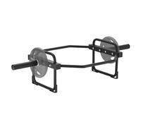 VEVOR Barre Hexagonale pour Disque de 5 cm, Trap Bar Charge 240 kg, Barre de Musculation Fitness pour Squats, Soulevés de Terre, Haussement d'Épaules et Haltérophilie, Salle de Sport, Noir