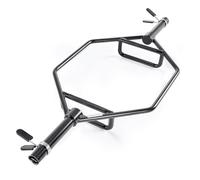 VEVOR Barre Hexagonale pour Disque de 5 cm, Trap Bar Charge 360 kg, Poignée Moletée, Barre de Musculation Fitness pour Squats, Soulevés de Terre, Haussement d'Épaules, Haltérophilie, Salle de Sport