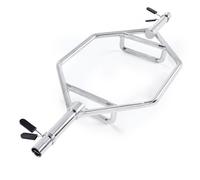 VEVOR Barre Hexagonale pour Disque de 5 cm, Trap Bar Charge 360 kg, Poignée Moletée, Barre de Musculation Fitness pour Squats, Soulevés de Terre, Haussement d'Épaules, Haltérophilie, Gym, Argent