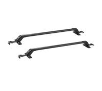 VEVOR Barre transversale de Toit Universelle, 70 kg, Barre supérieure de Voiture en Aluminium épais, adaptée au Toit sans Rail latéral, Barre transversale de Toit Nu réglable avec Serrure, pour SUV