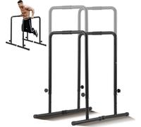 VEVOR Barres à dips Station de support à dips avec hauteur réglable, 200 kg Fitness-Workout Station de barre à dips, stabilisateur, support de pompes parallèles, barres parallèles entraînement de forc