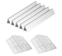 VEVOR Barres Cache-brûleurs et Diffuseur de Chaleur pour Barbecue 7PCs, Déflecteur de Graisse pour Brûleur 44,6 cm, Pièce de Rechange pour Barbecues Weber Genesis Série 300, E310, E320, E330, S310