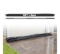 VEVOR Barrière anti-inondation activée par l'eau – Sacs absorbants réutilisables 8 pièces 305x21 cm